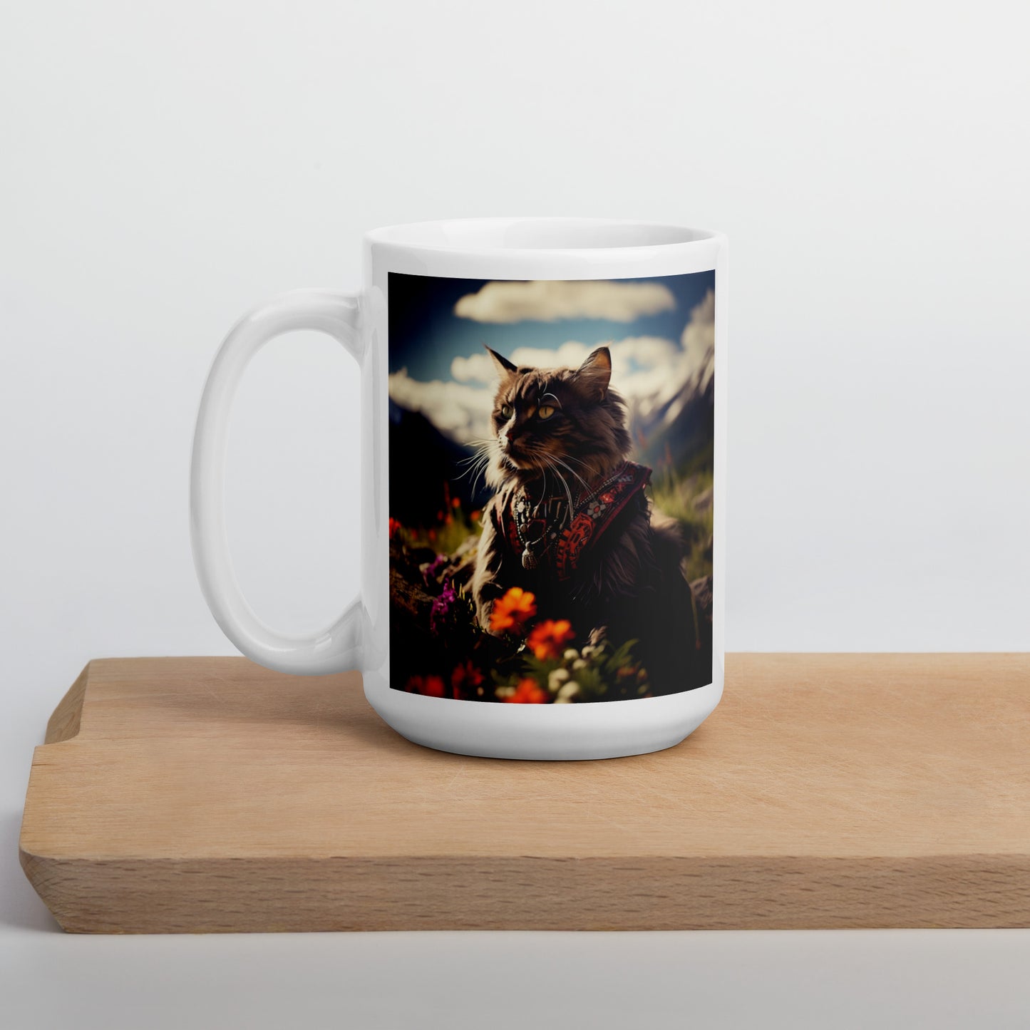 Cat Spirit Animal Ceramic Mug