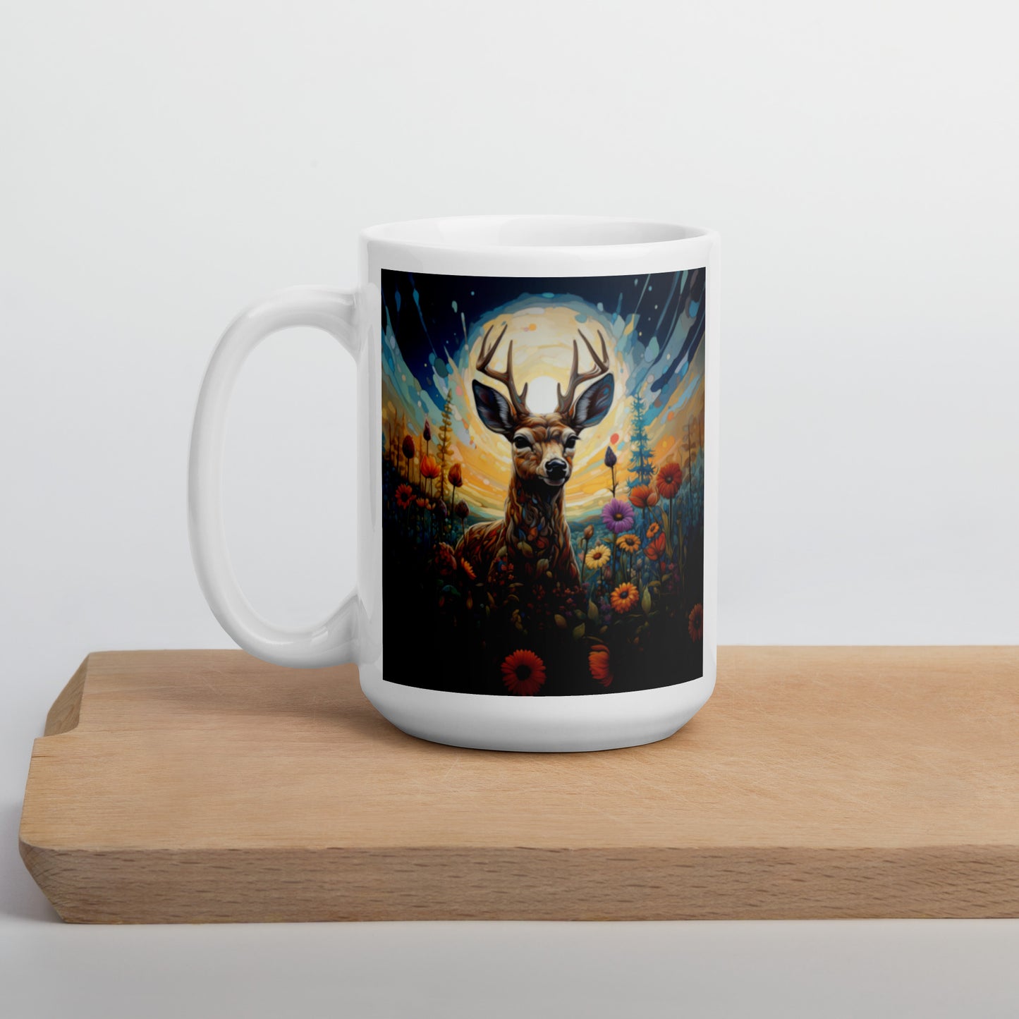 Deer Spirit Animal Ceramic Mug