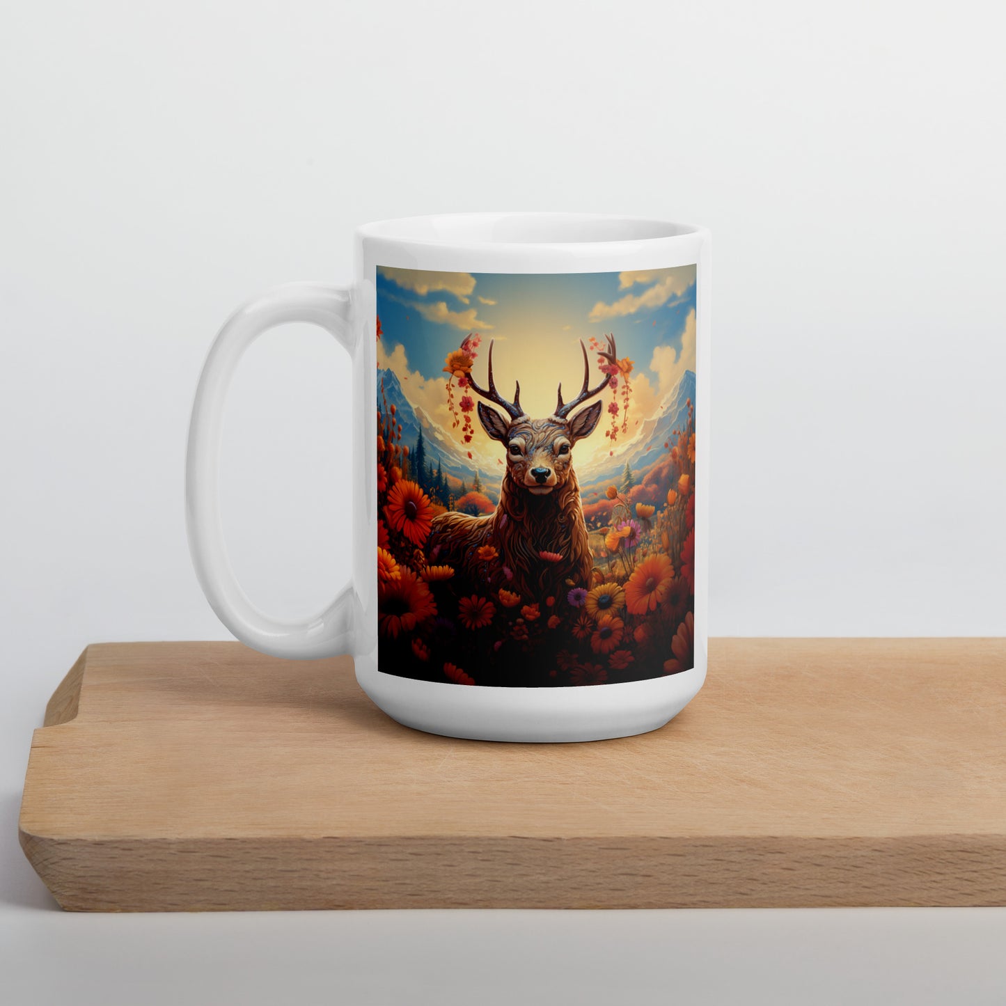 Deer Spirit Animal Ceramic Mug