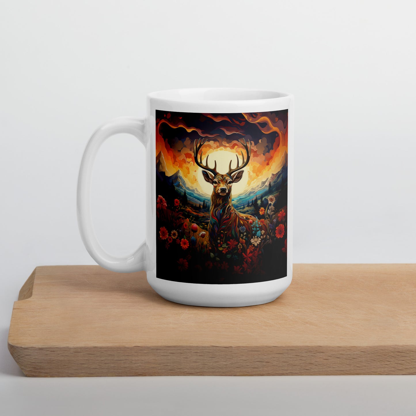 Deer Spirit Animal Ceramic Mug