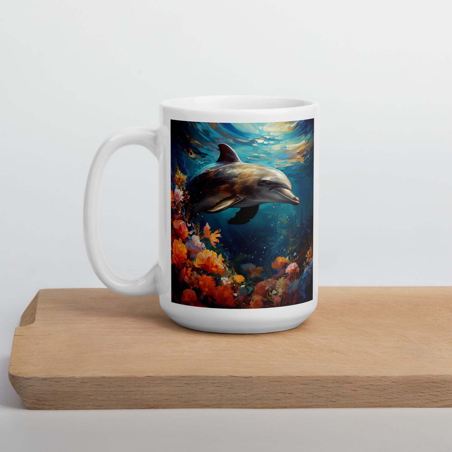 Dolphin Spirit Animal Ceramic Mug