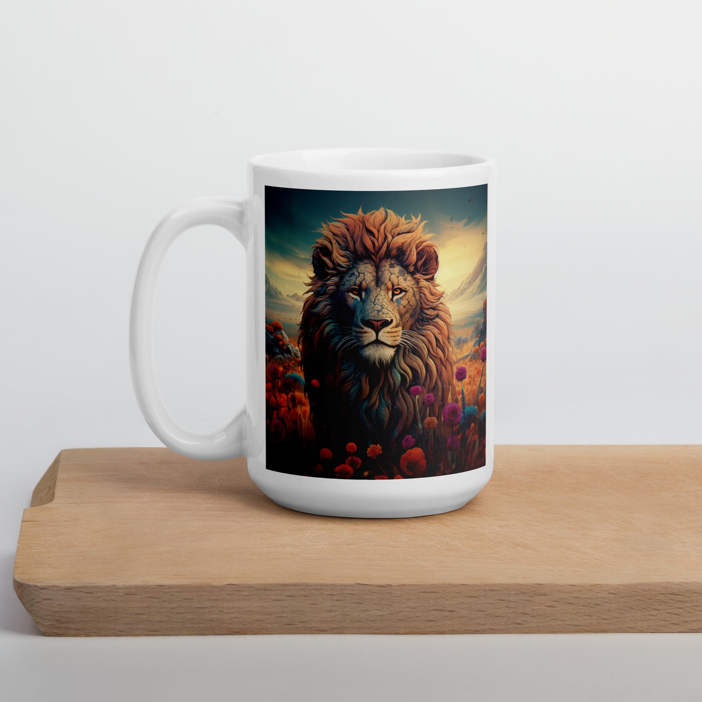 Lion Spirit Animal Ceramic Mug