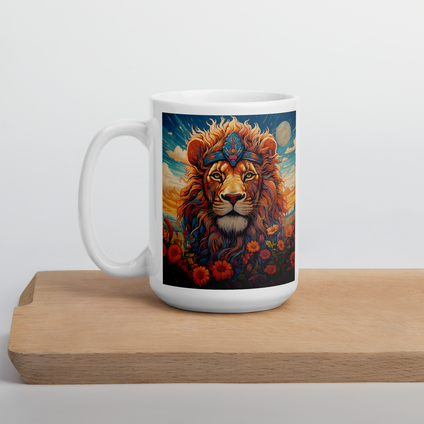 Lion Spirit Animal Ceramic Mug
