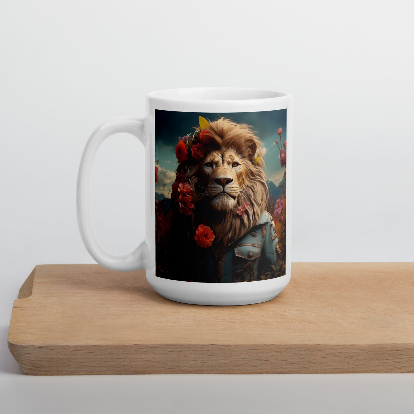 Lion Spirit Animal Ceramic Mug