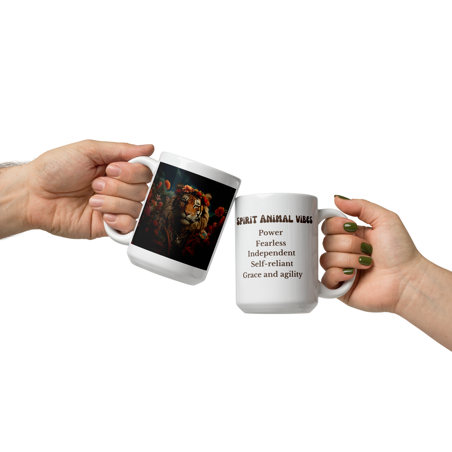 Tiger Spirit Animal Ceramic Mug