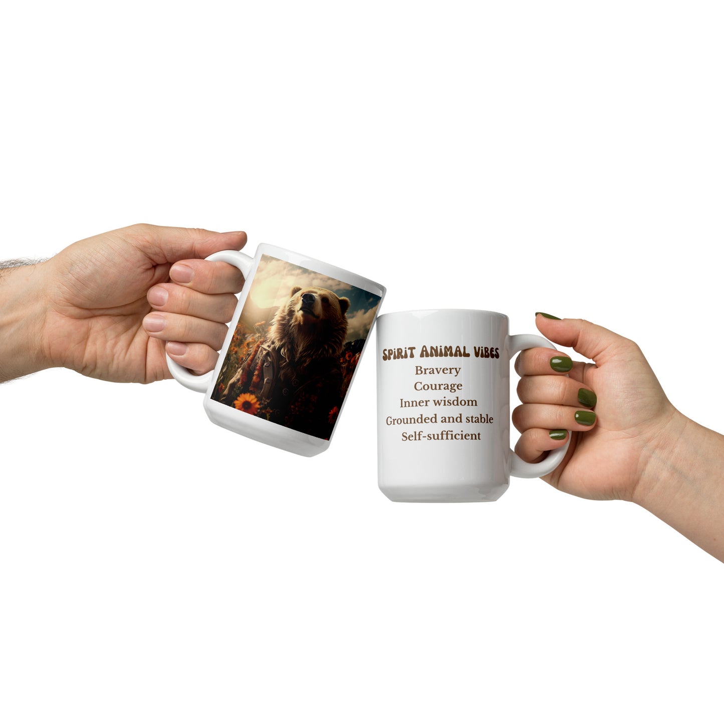 Bear Spirit Animal Ceramic Mug