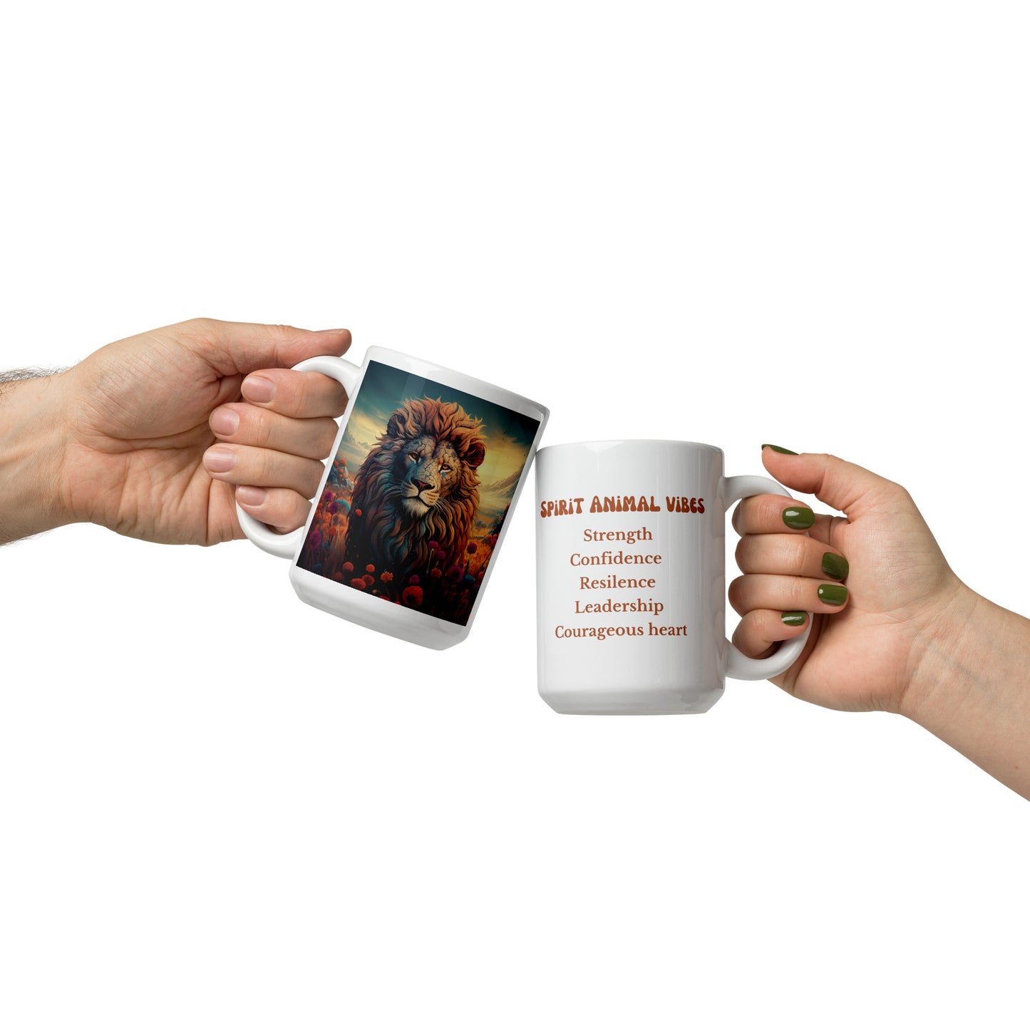 Lion Spirit Animal Ceramic Mug