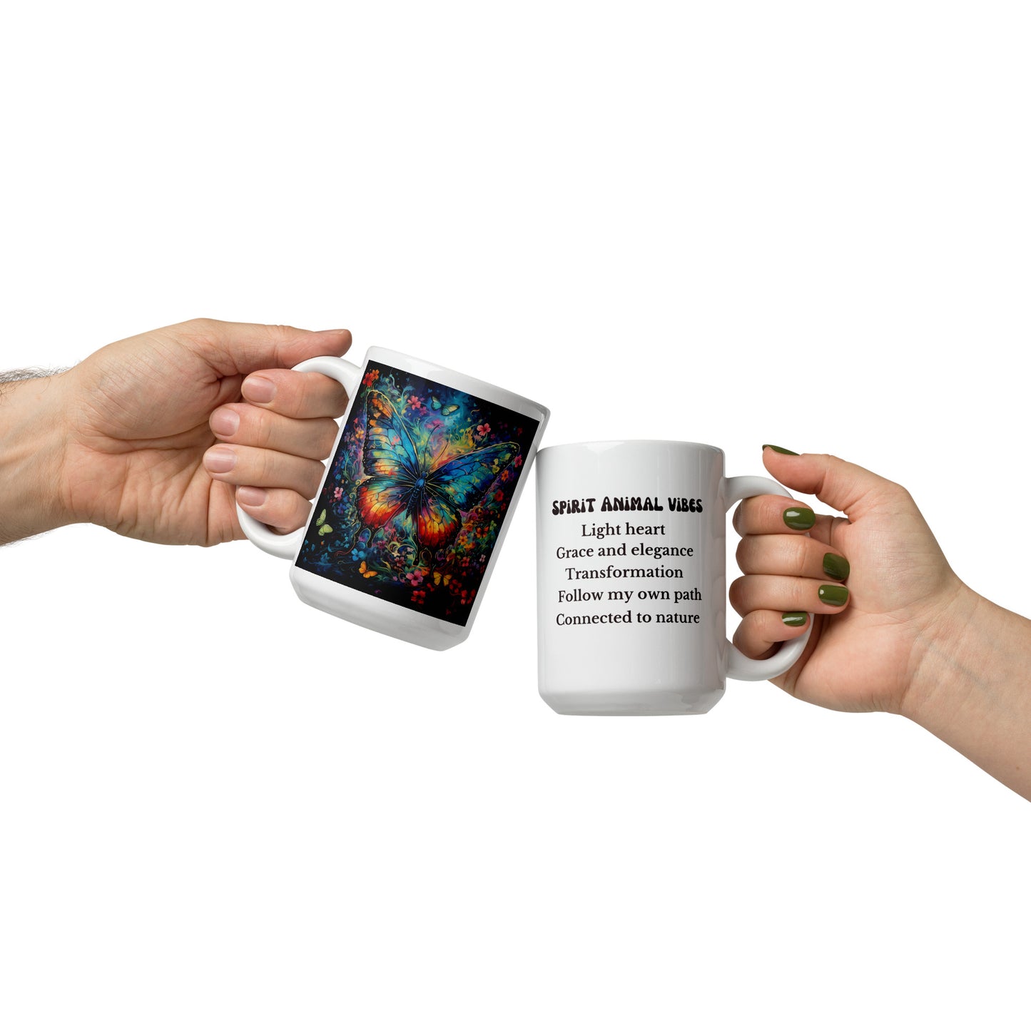 Butterfly Spirit Animal Ceramic Mug