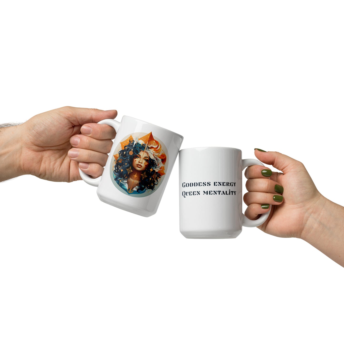 Goddess Energy, Queen Mentality Ceramic Mug
