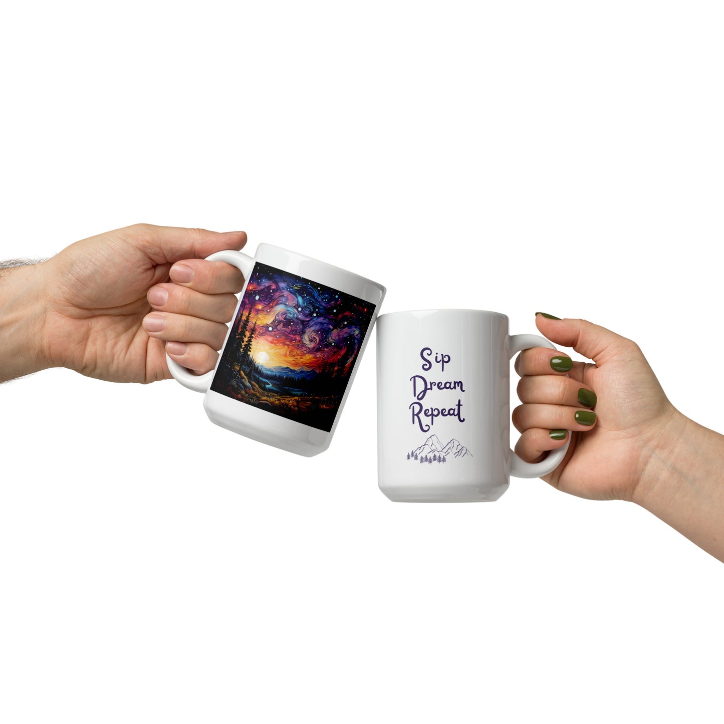 Sip, Dream, Repeat Ceramic Mug