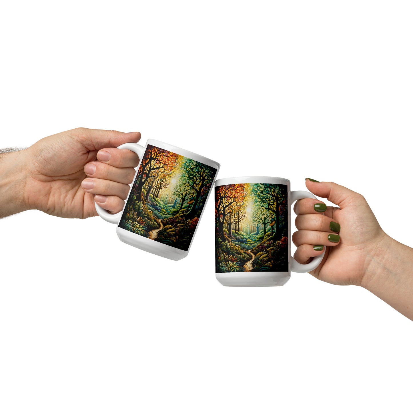 Colorful Forest Ceramic Mug