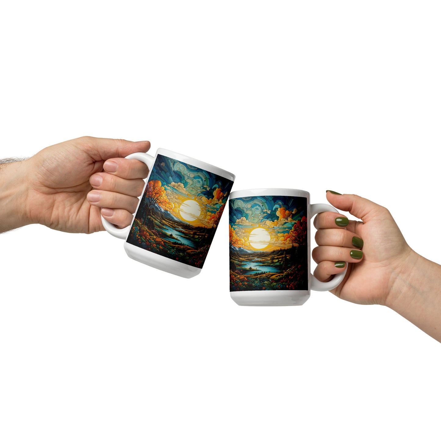 Sunny Landscape Ceramic Mug