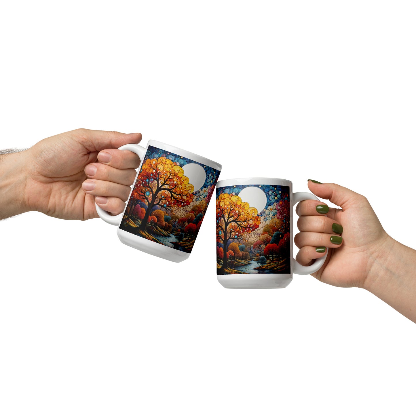 Autumn Vibes Landscape Ceramic Mug