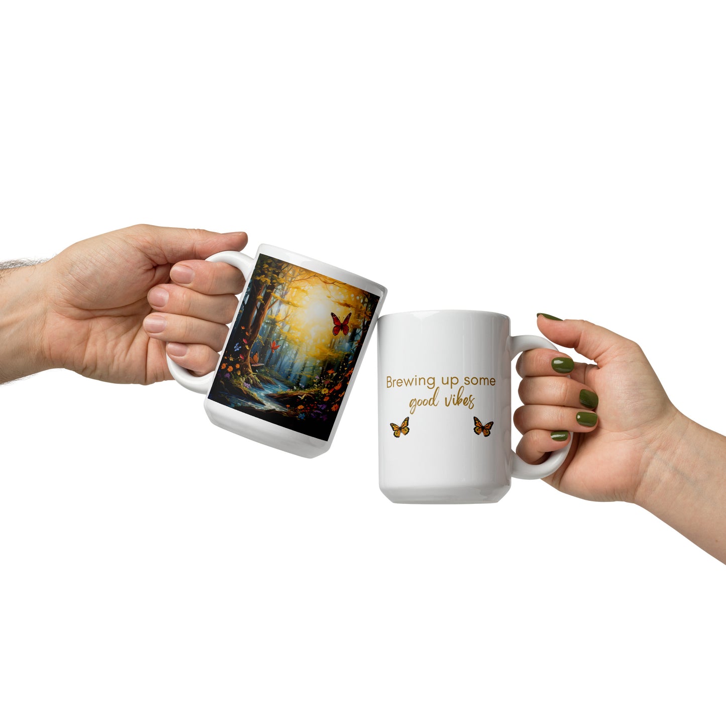 Brewing Up Some Good Vibes Ceramic Mug