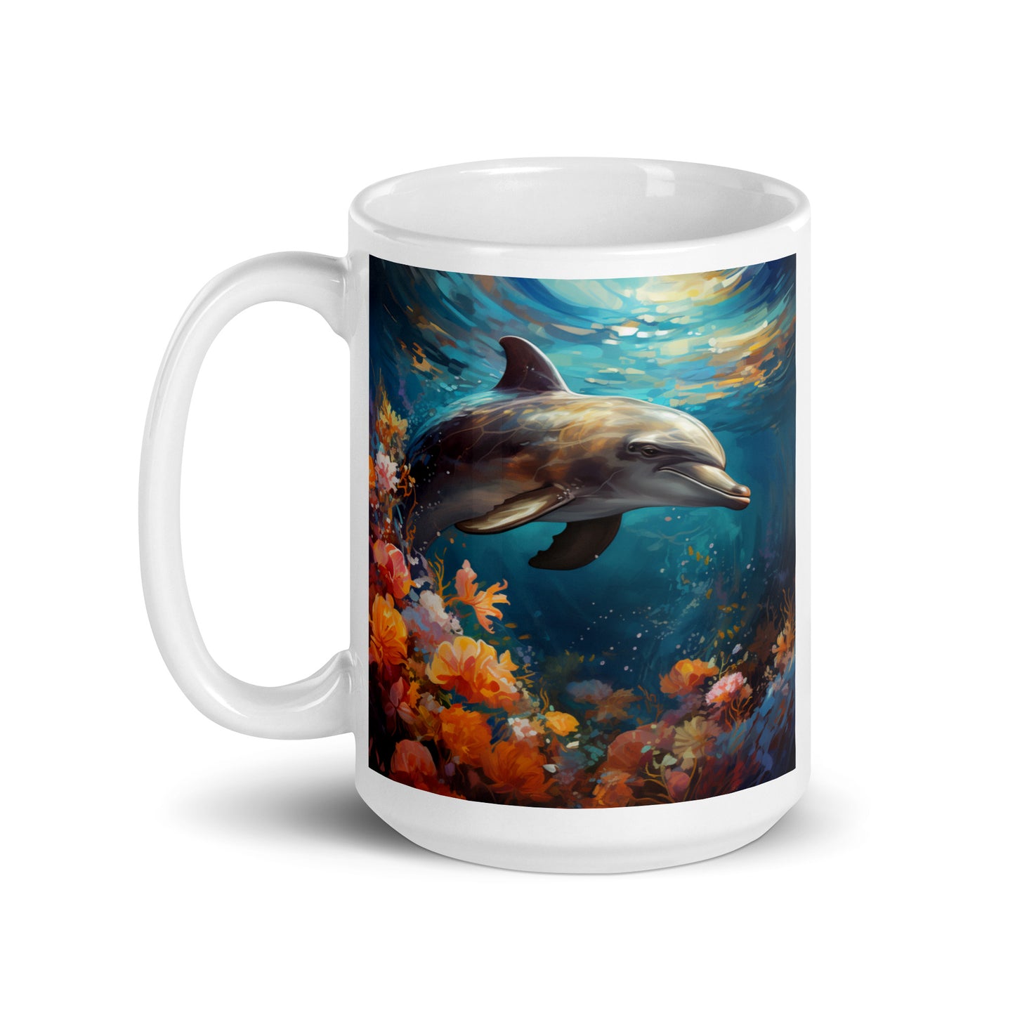 Dolphin Spirit Animal Ceramic Mug