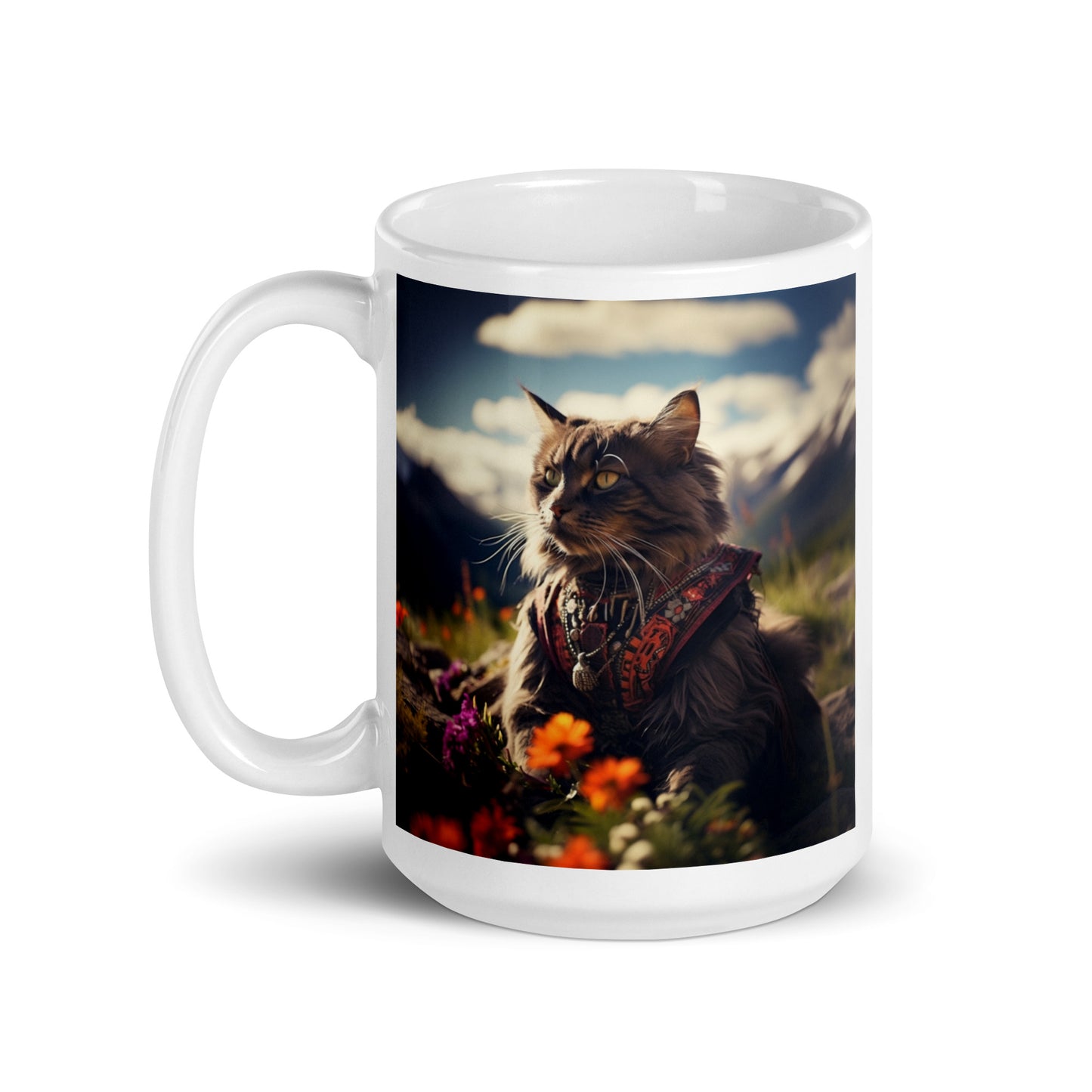 Cat Spirit Animal Ceramic Mug