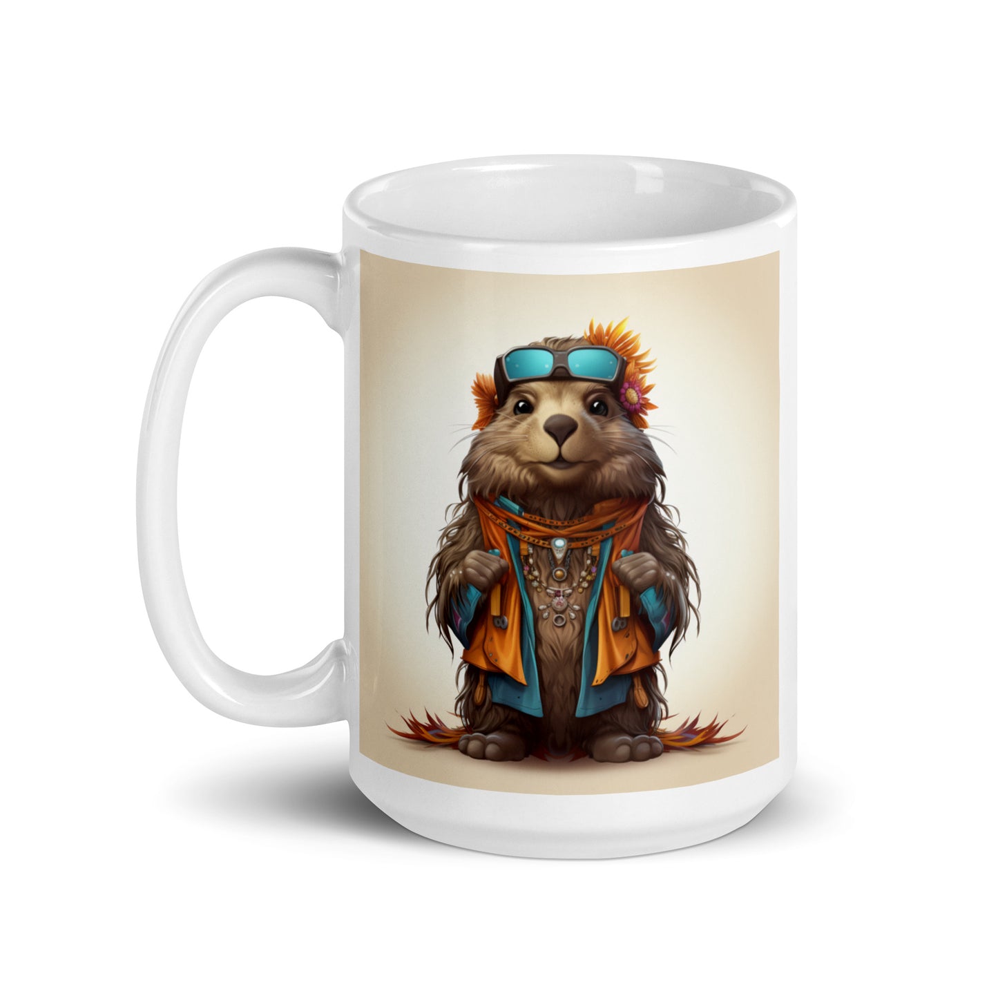 Groundhog Spirit Animal Ceramic Mug