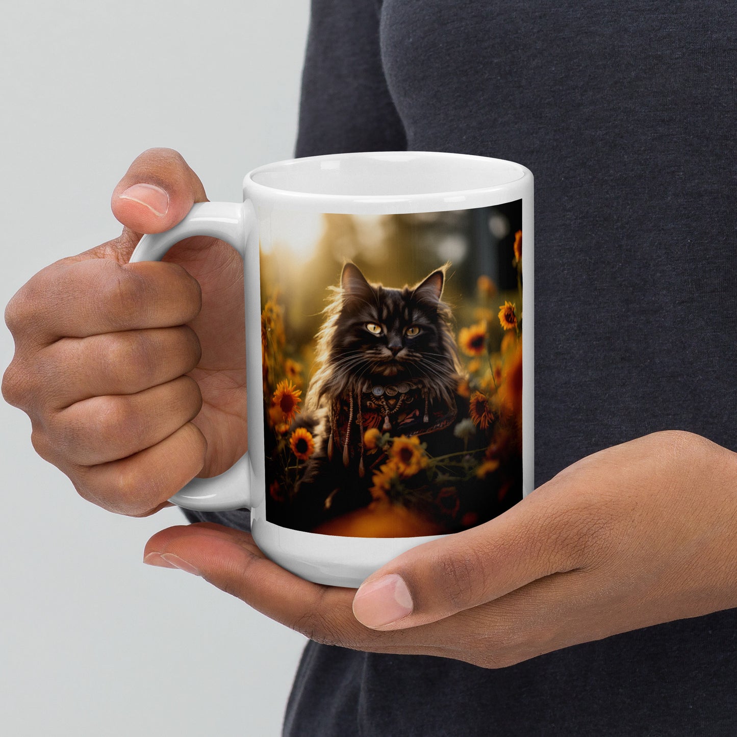 Cat Spirit Animal Ceramic Mug