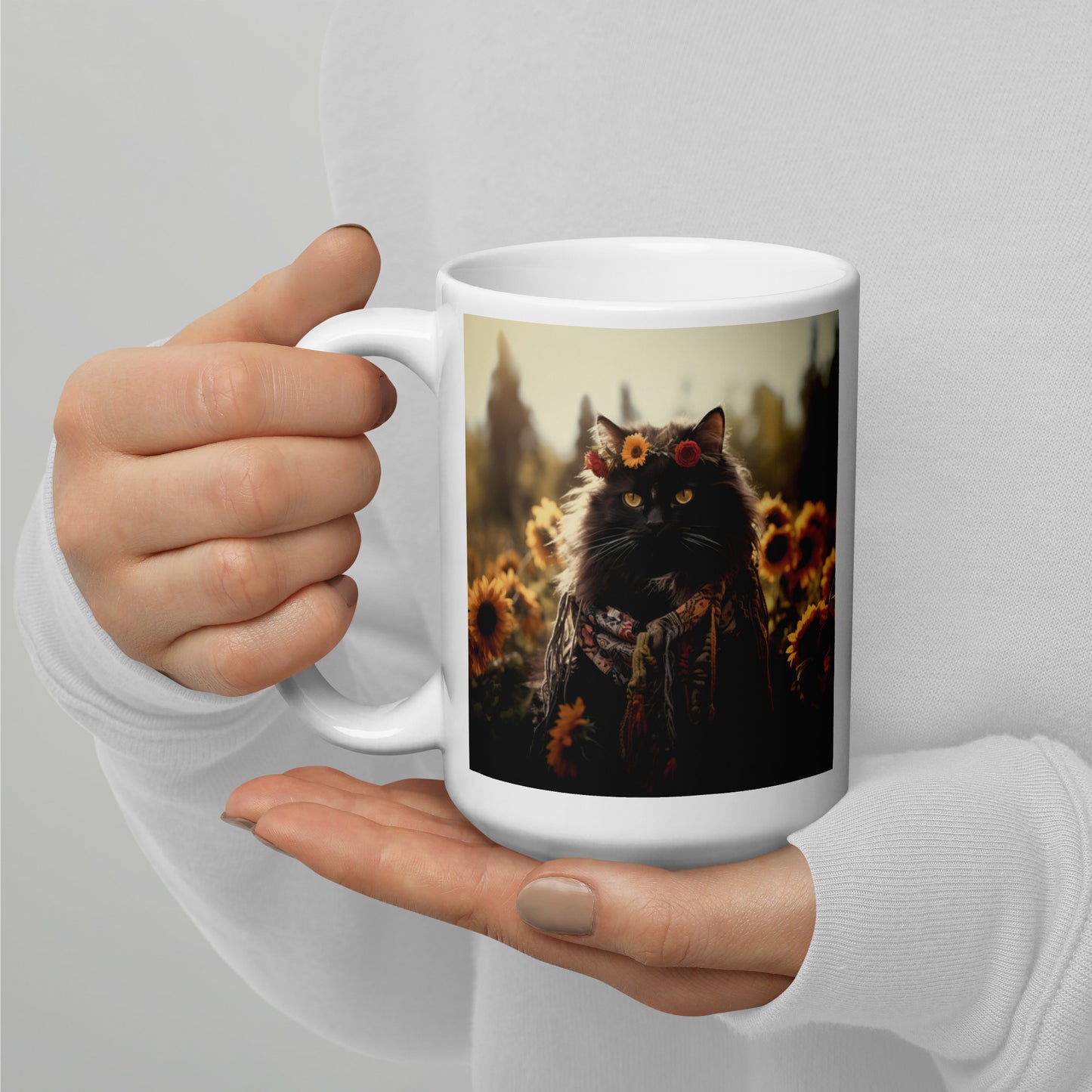Cat Spirit Animal Ceramic Mug
