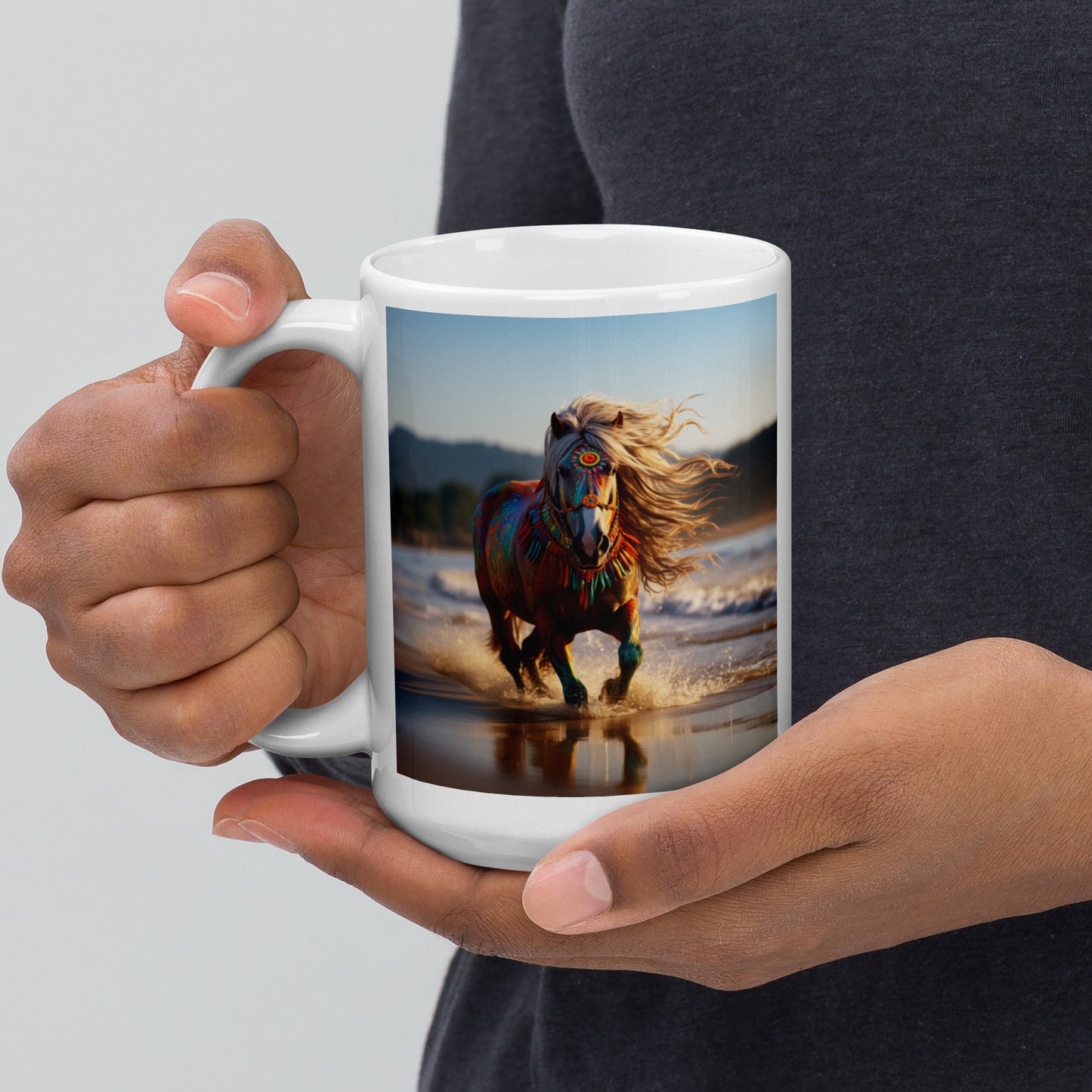 Horse Spirit Animal Ceramic Mug