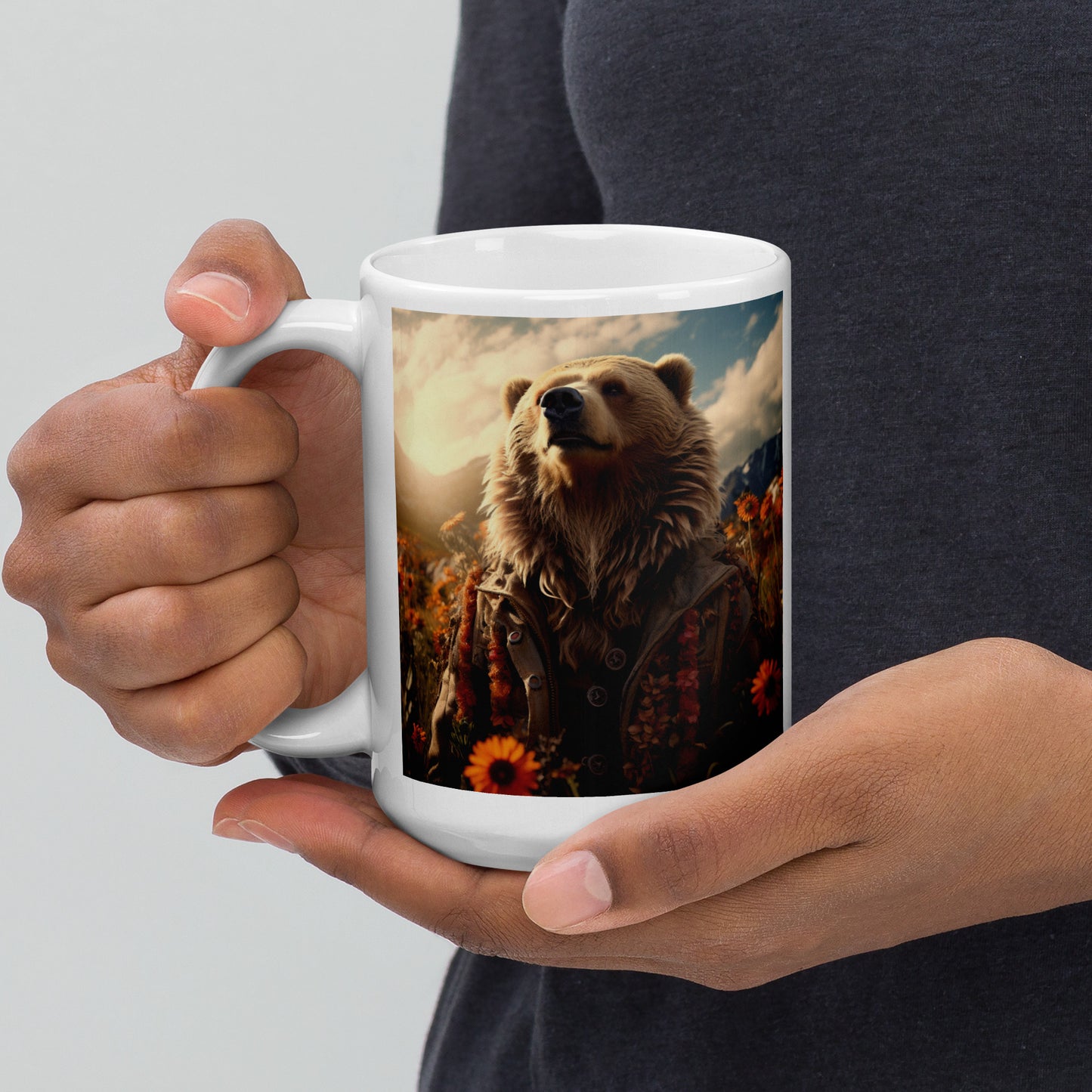 Bear Spirit Animal Ceramic Mug