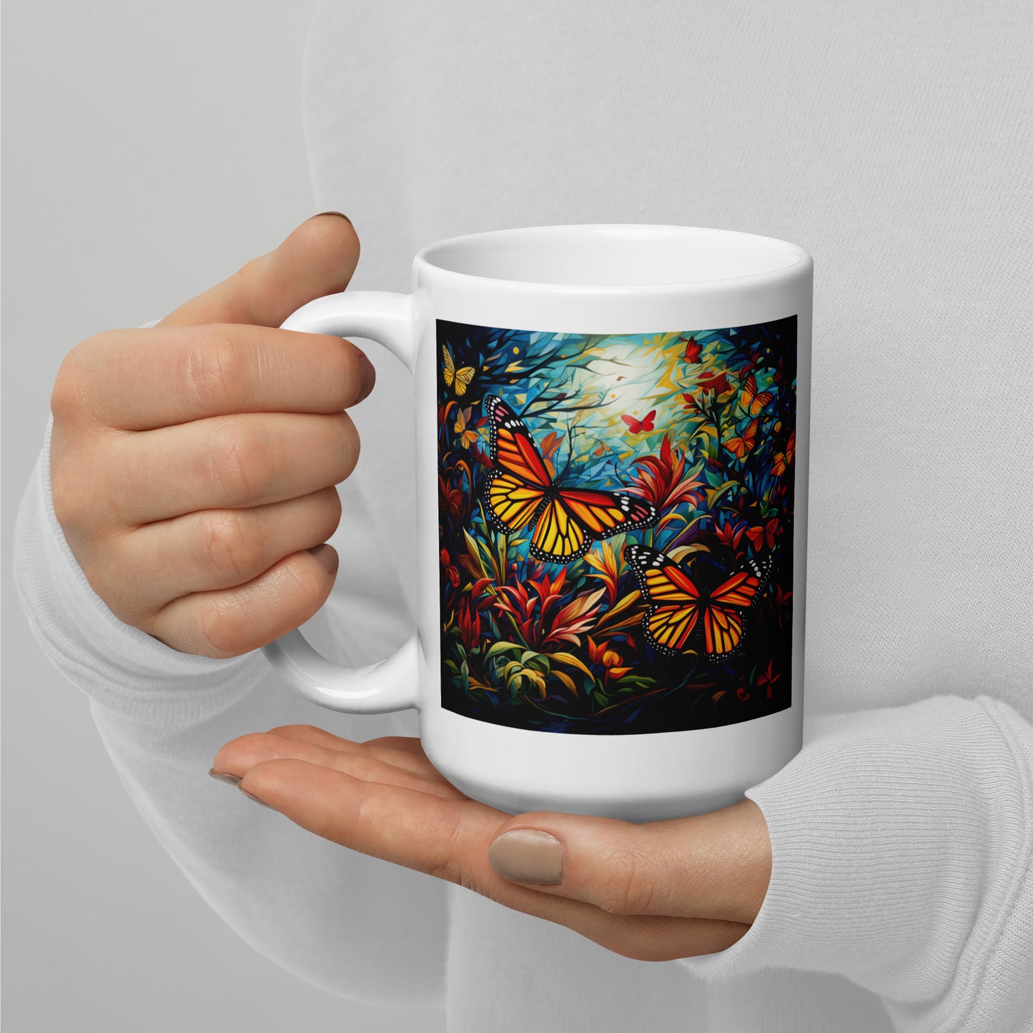 Butterfly Spirit Animal Ceramic Mug