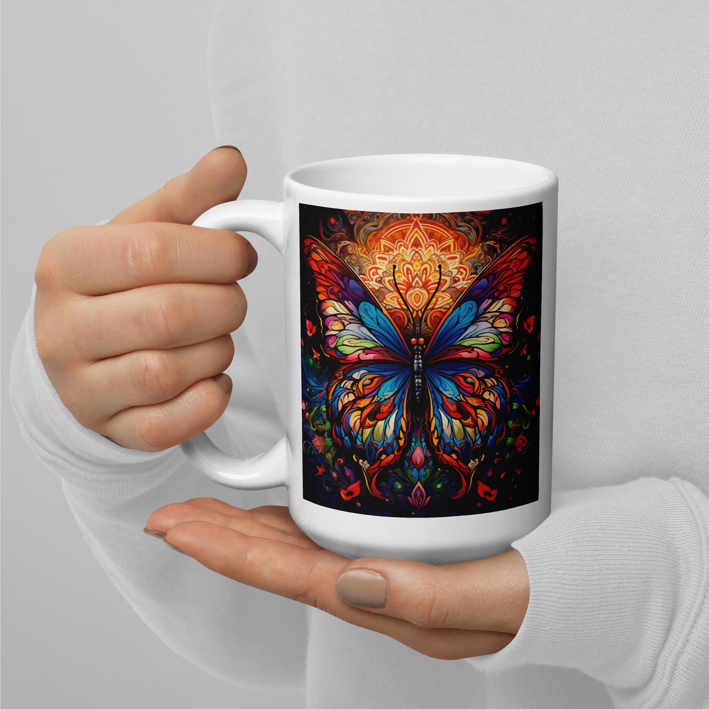 Butterfly Spirit Animal Ceramic Mug