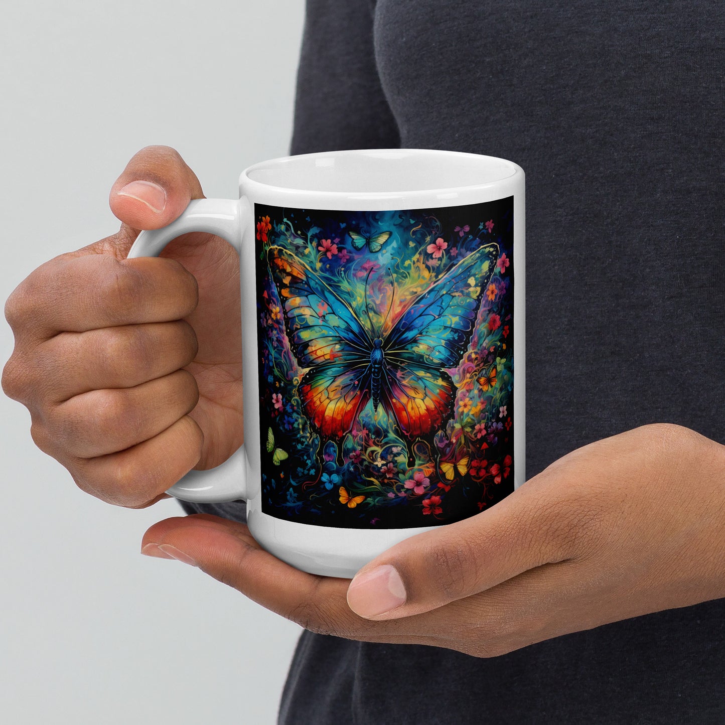 Butterfly Spirit Animal Ceramic Mug