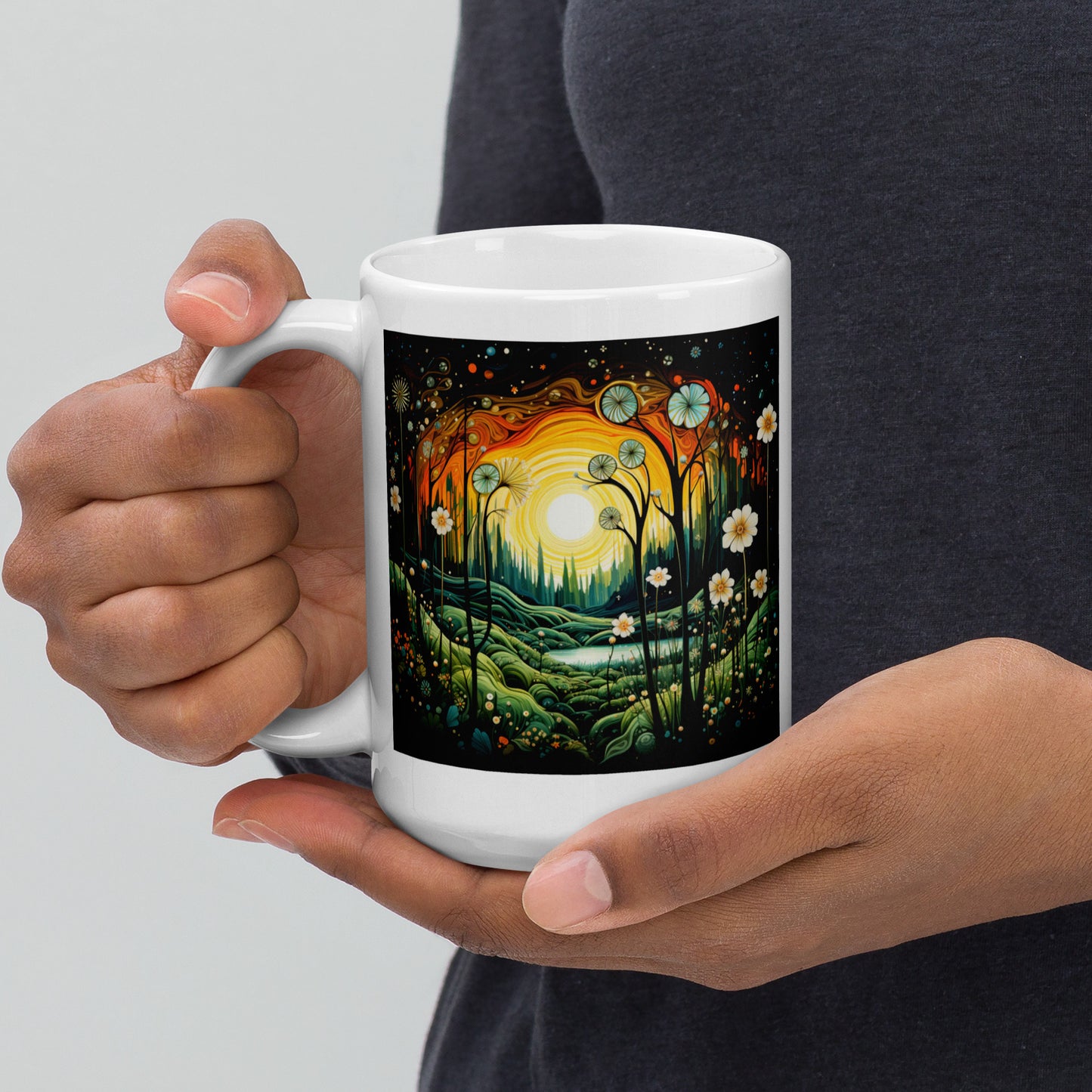 Be Here, In This Moment Ceramic Mug