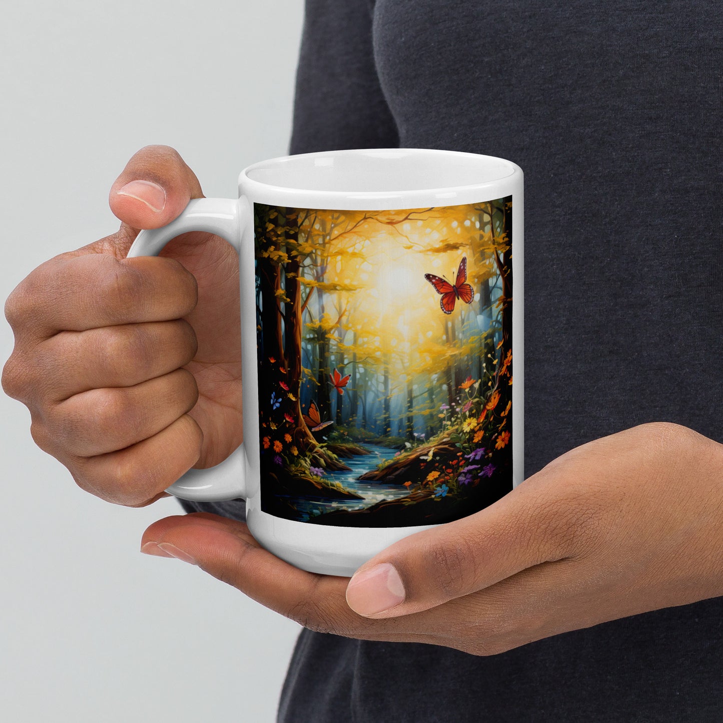 Brewing Up Some Good Vibes Ceramic Mug