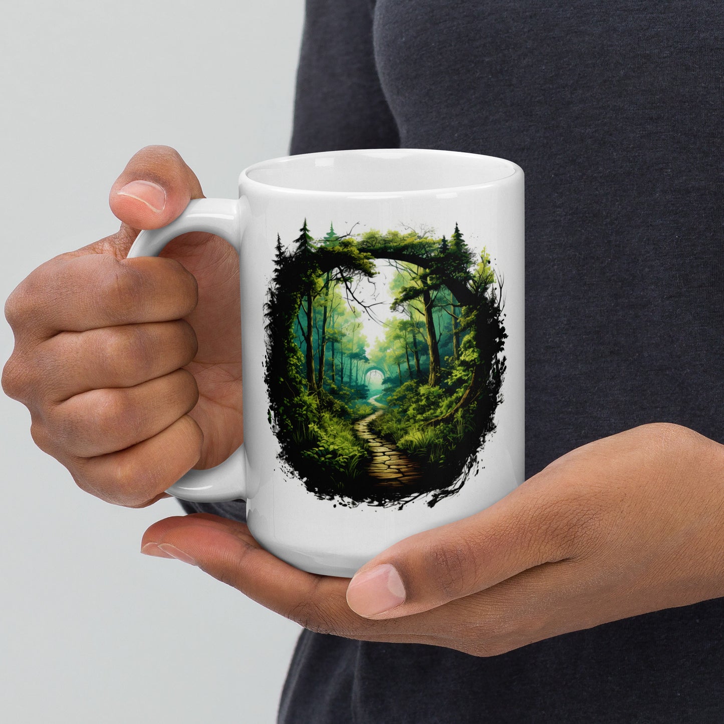 Choosing the Road Less Traveled With Joy Ceramic Mug