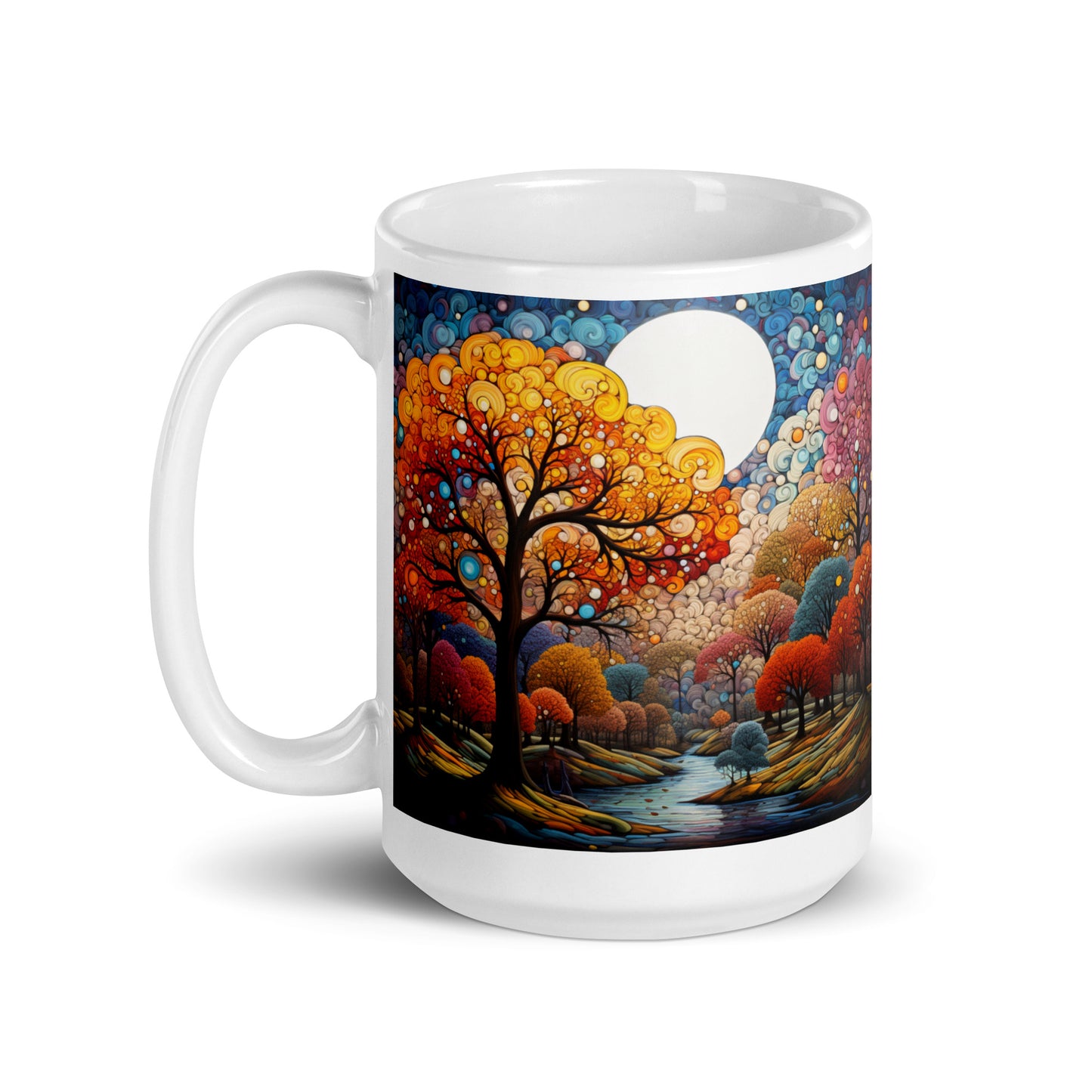 Autumn Vibes Landscape Ceramic Mug