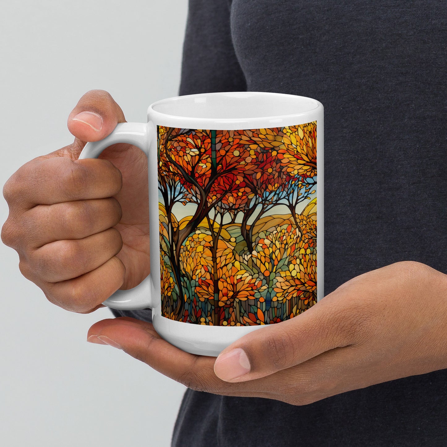 Let Autumn Remind You, It's Okay to Let Go Ceramic Mug