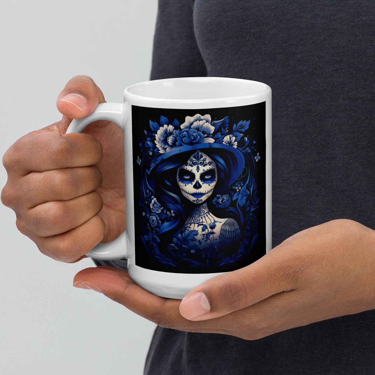 Embrace Your Inner Goddess, Day of the Dead art Ceramic Mug