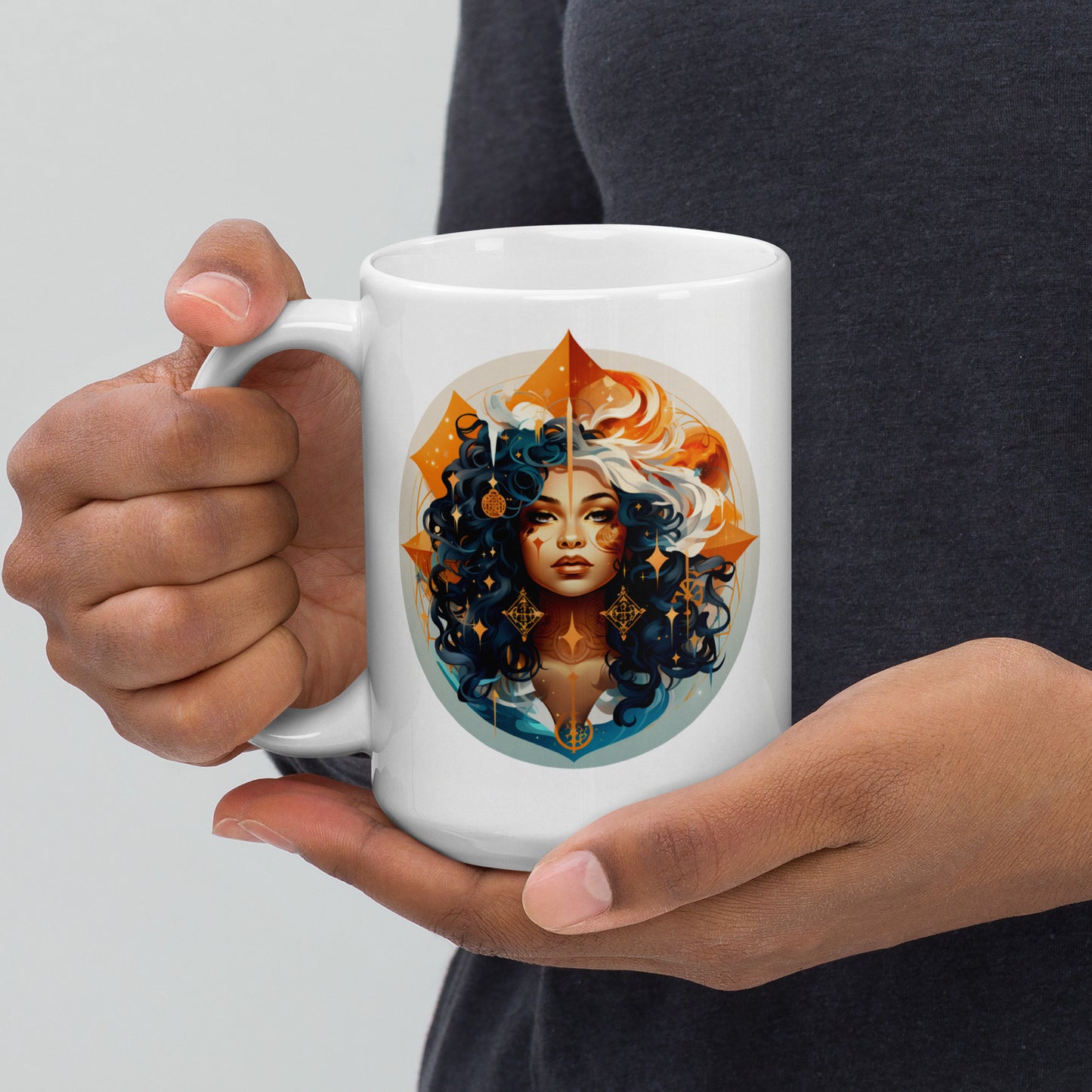 Goddess Energy, Queen Mentality Ceramic Mug