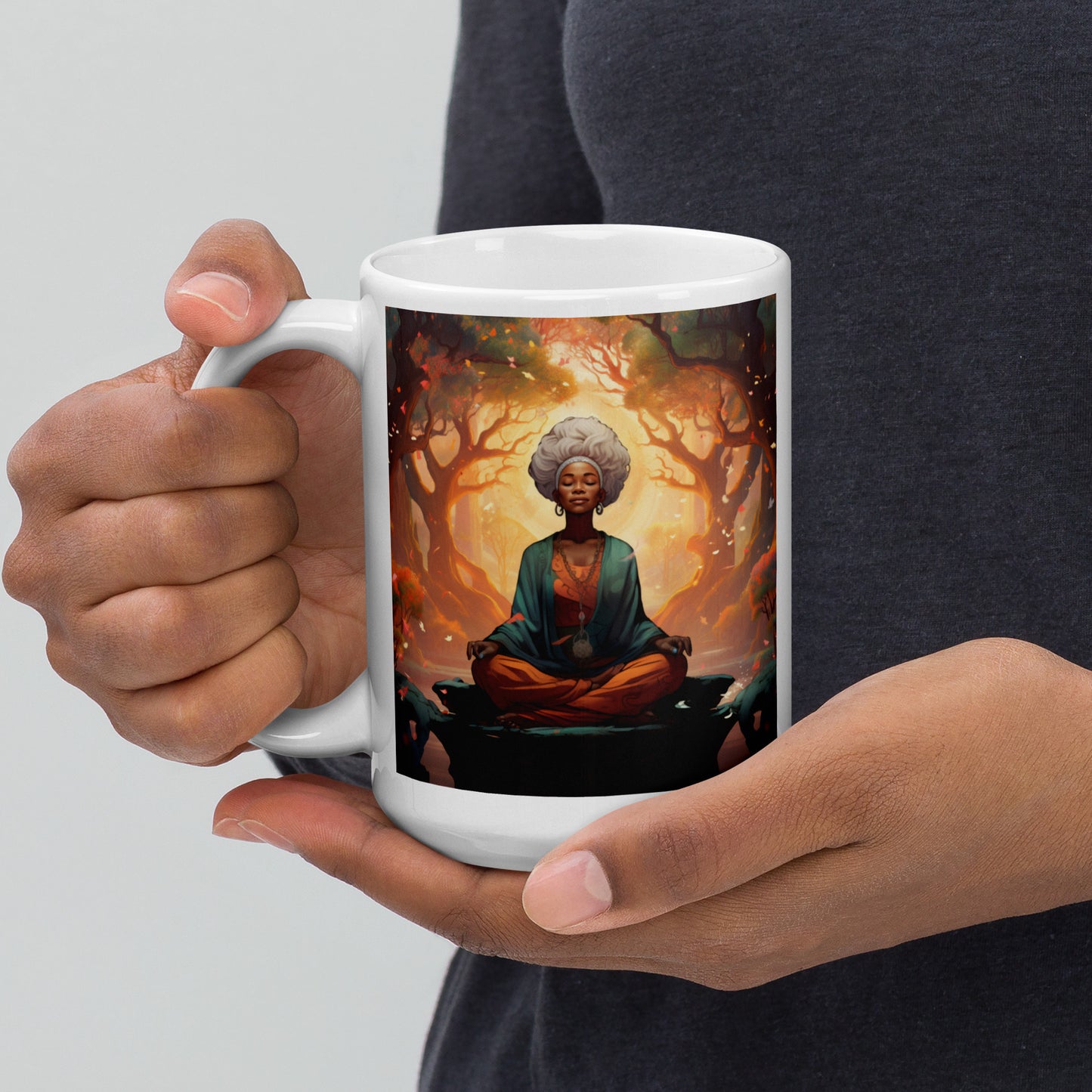 Meditation: Where Magic Happens Ceramic Mug