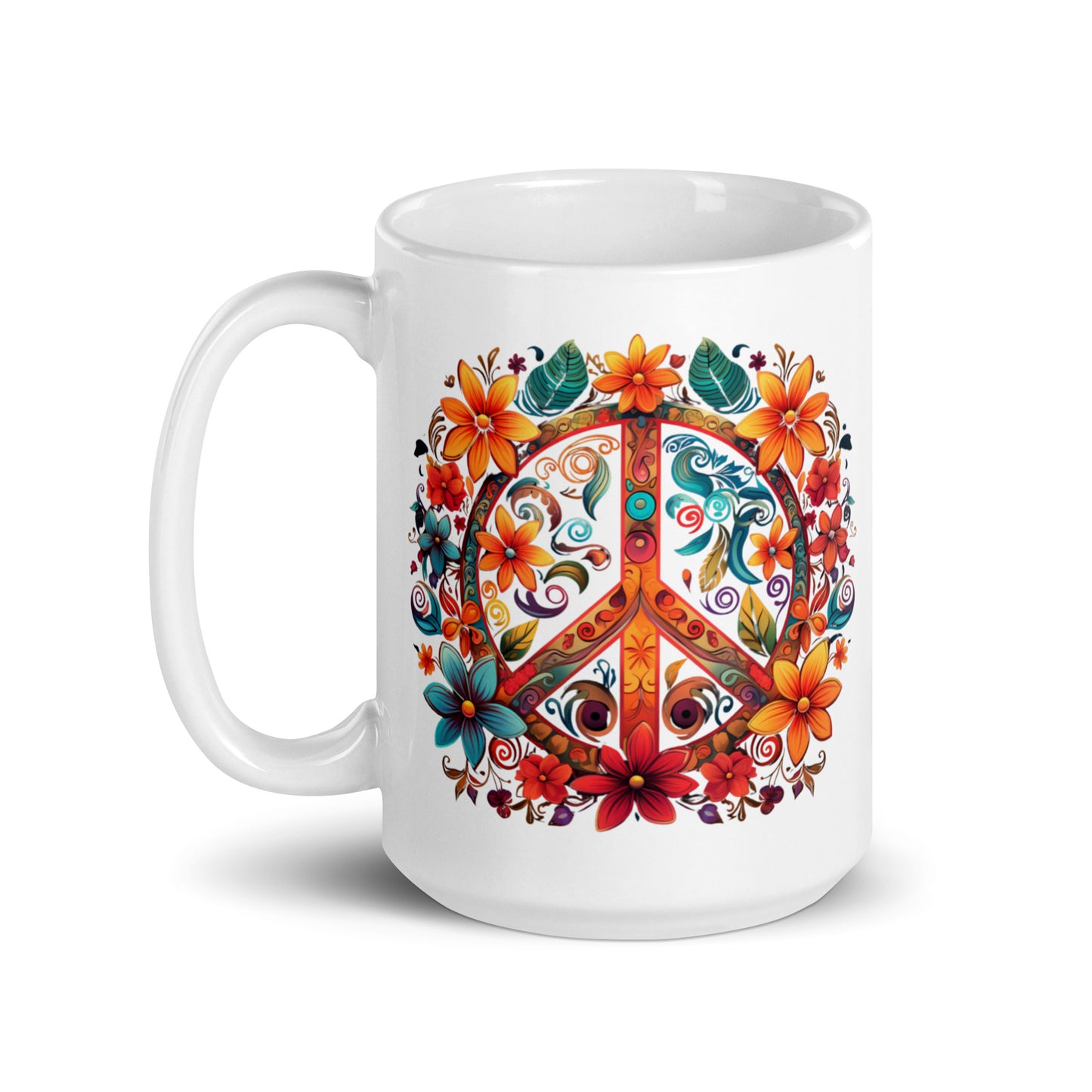Peace, Love & Positive Vibes Ceramic Mug
