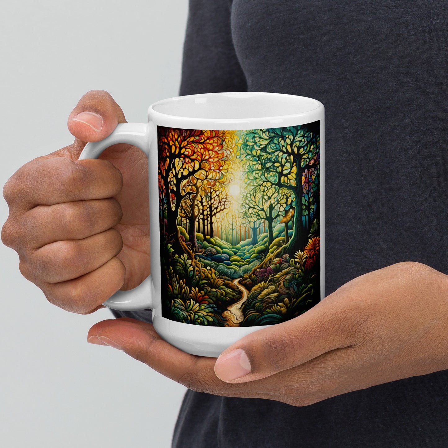 Colorful Forest Ceramic Mug