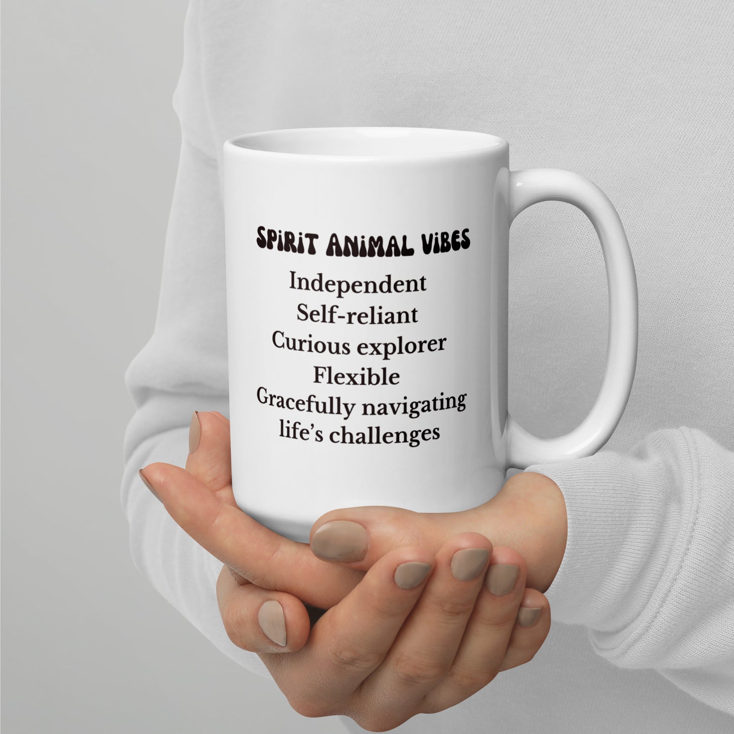 Cat Spirit Animal Ceramic Mug