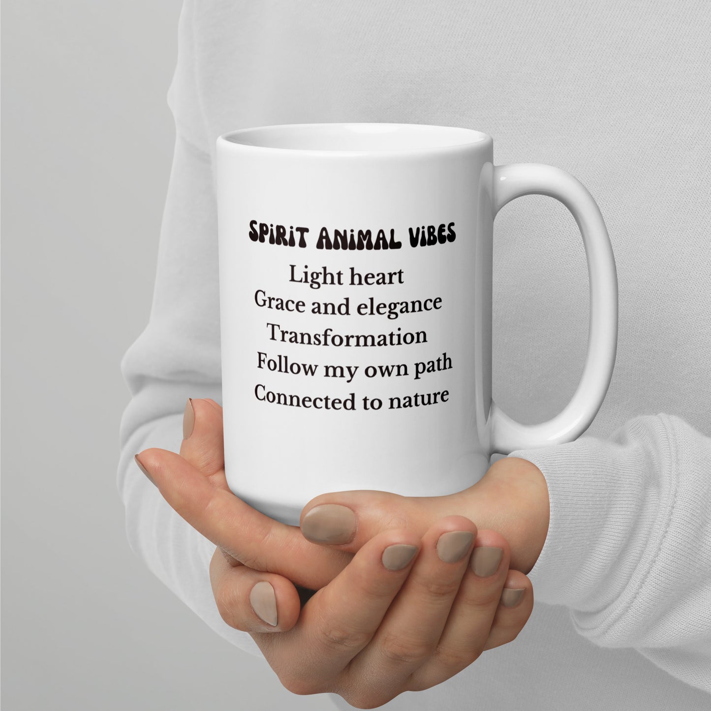 Butterfly Spirit Animal Ceramic Mug