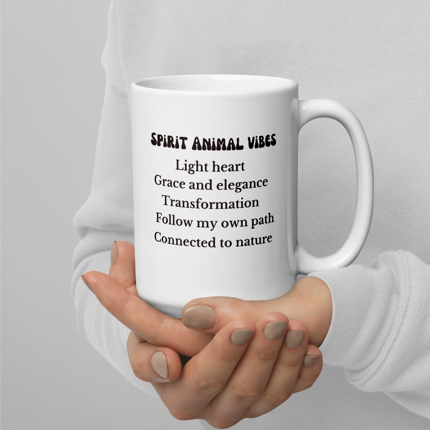 Butterfly Spirit Animal Ceramic Mug
