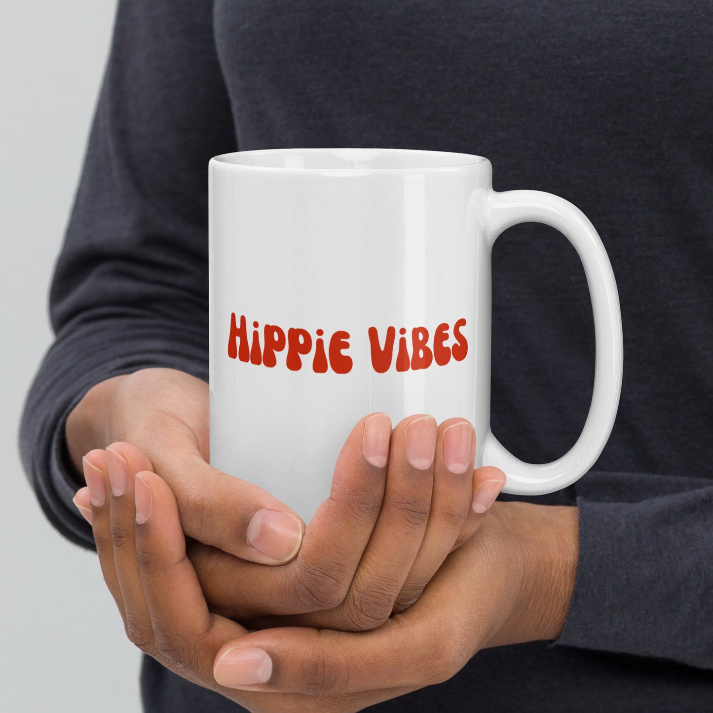 Hippie Vibes, Tie Dye Ceramic Mug