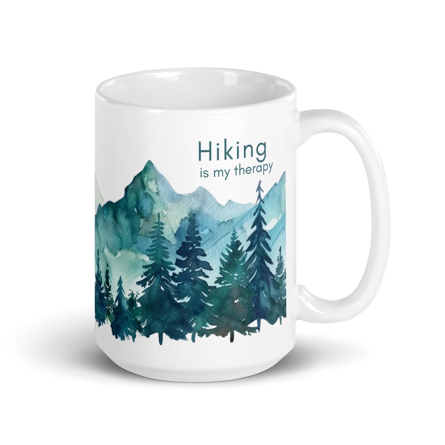 Hiking is My Therapy Ceramic Mug
