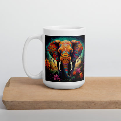 Elephant Spirit Animal Ceramic Mug