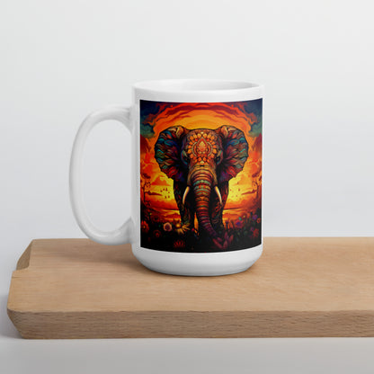 Elephant Spirit Animal Ceramic Mug