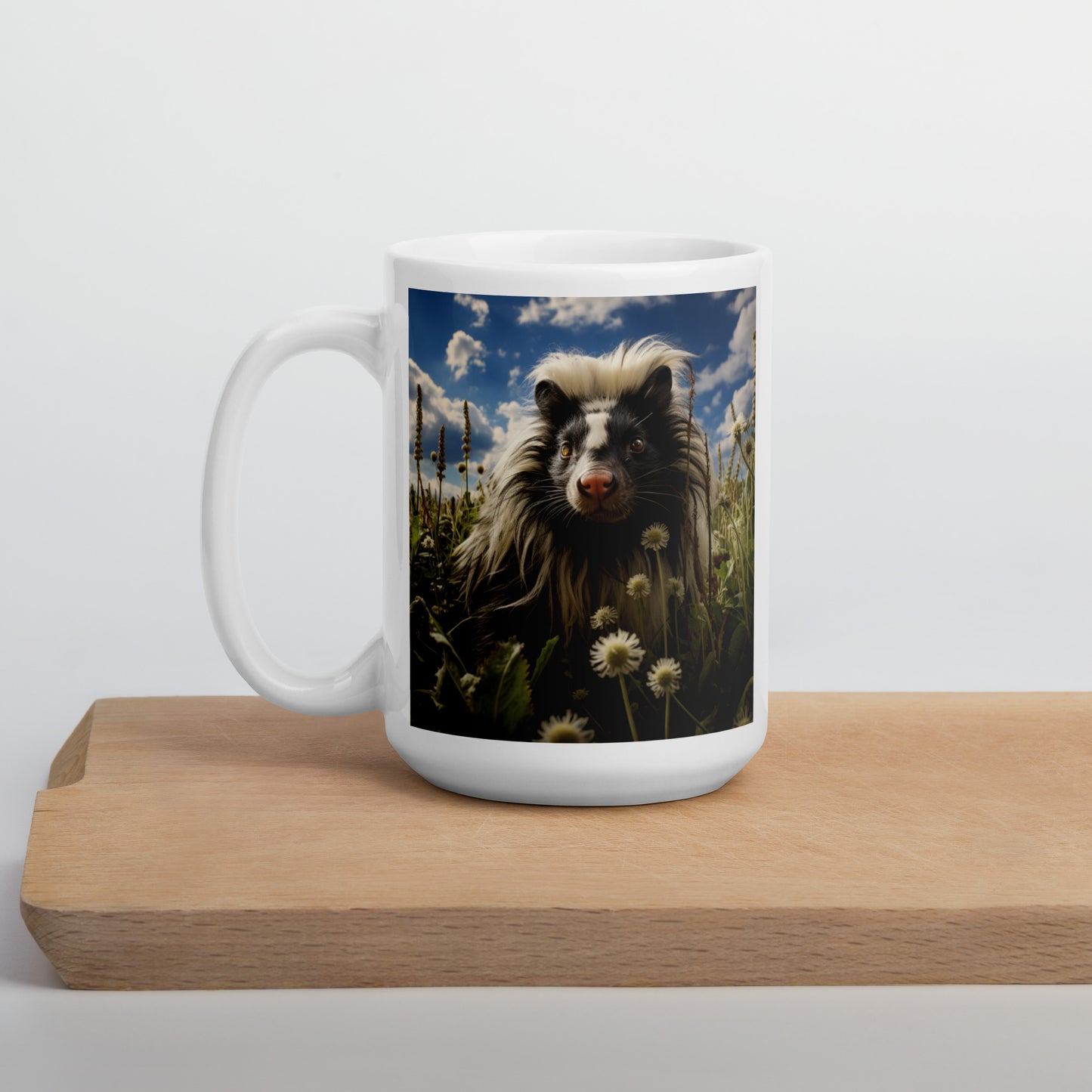 Skunk Spirit Animal Ceramic Mug