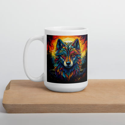 Wolf Spirit Animal Ceramic Mug