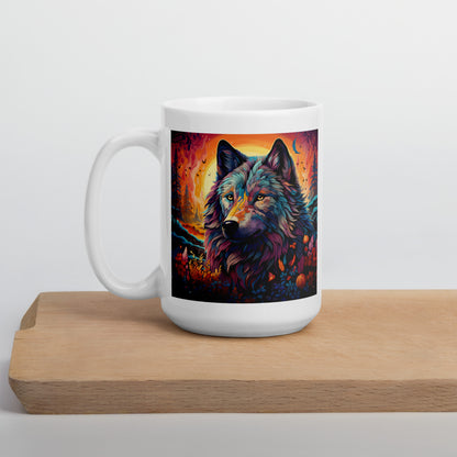 Wolf Spirit Animal Ceramic Mug