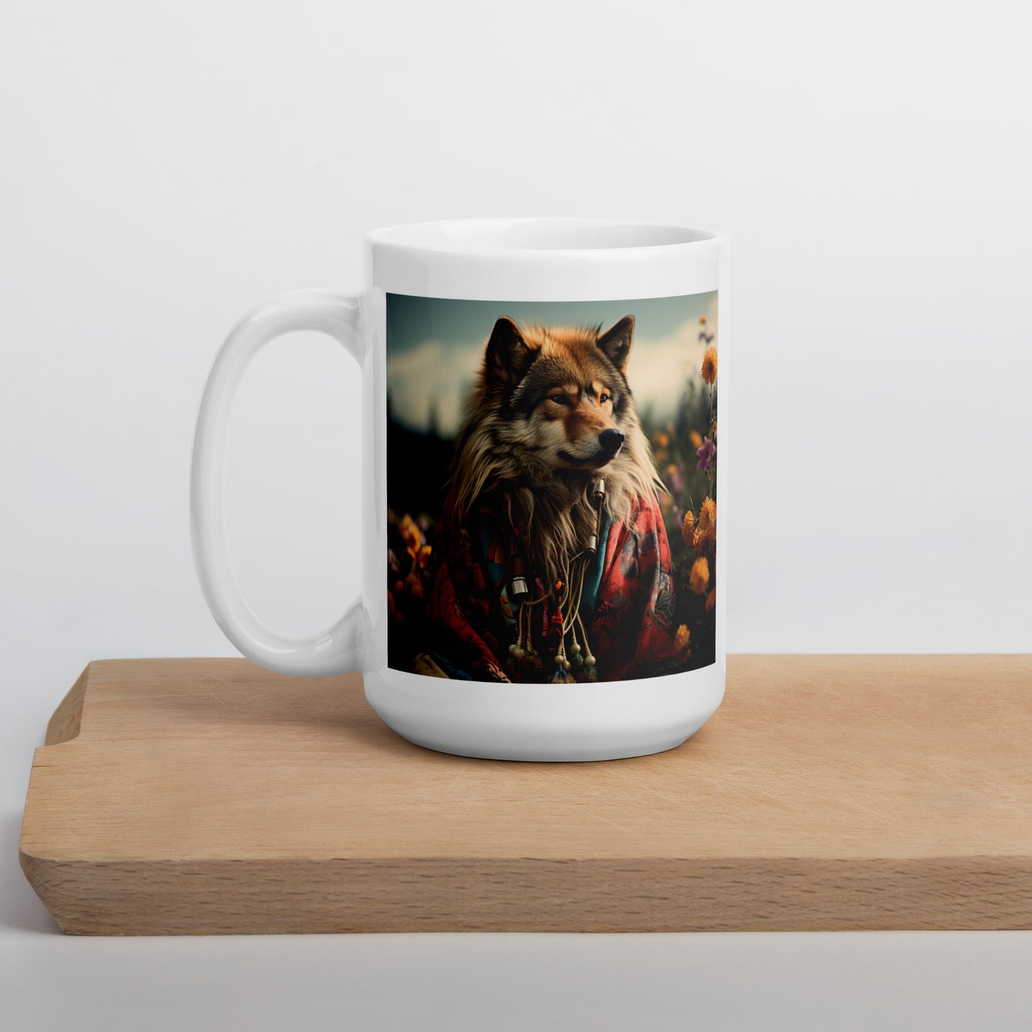 Wolf Spirit Animal Ceramic Mug