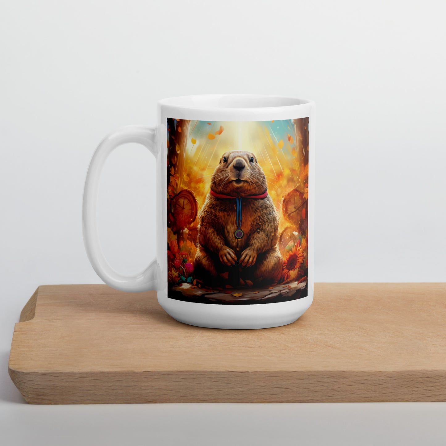 Groundhog Spirit Animal Ceramic Mug